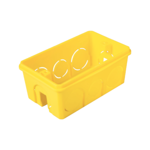 Caixa de Embutir 4x2 Retangular Amarela Tramontina